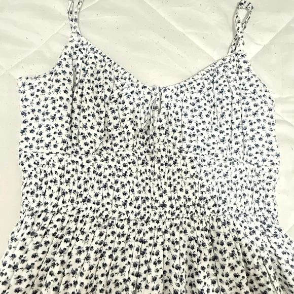 Hollister Blue Floral Romper Dress - Picture 3 of 5